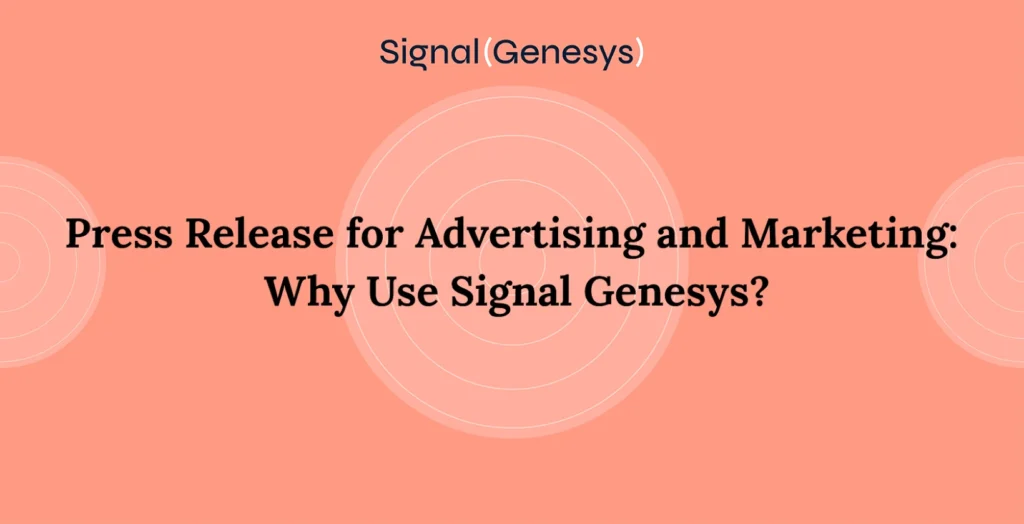 Press Release for Advertising and Marketing