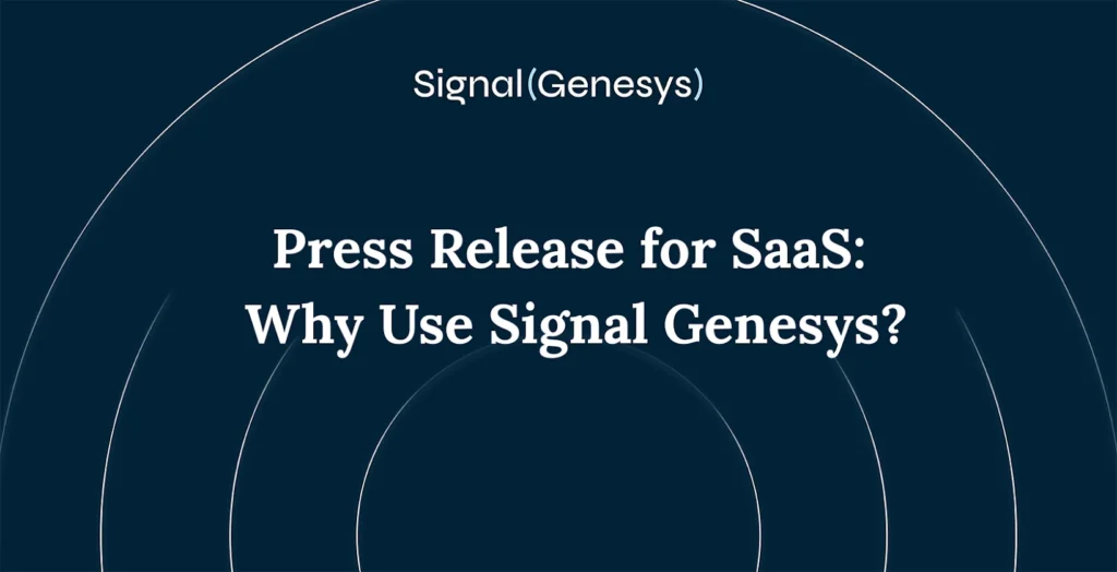 signal genesys for saas