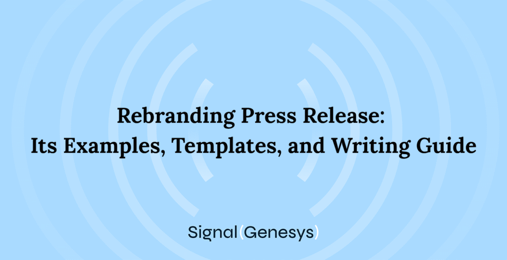Rebranding press release